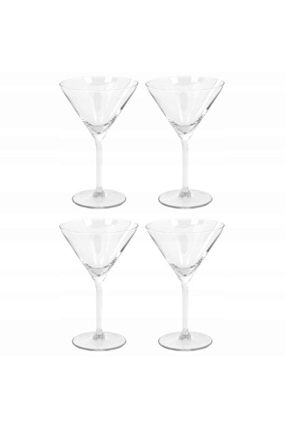 Excellent Houseware Set de pahare Martini din sticlă transparentă, 260 ml, 4 ...
