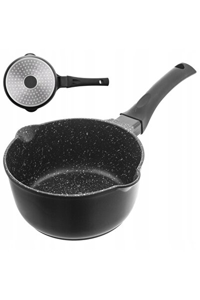 NO BRAND Cratiță din GRANIT cu mâner, pentru gătit și fiert la foc mic, 16 cm...