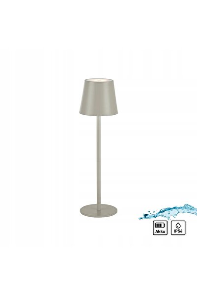 Zuma Line Lampă LED 3W IP54 de masă, gri, tactilă, Leuchten Direkt Euria