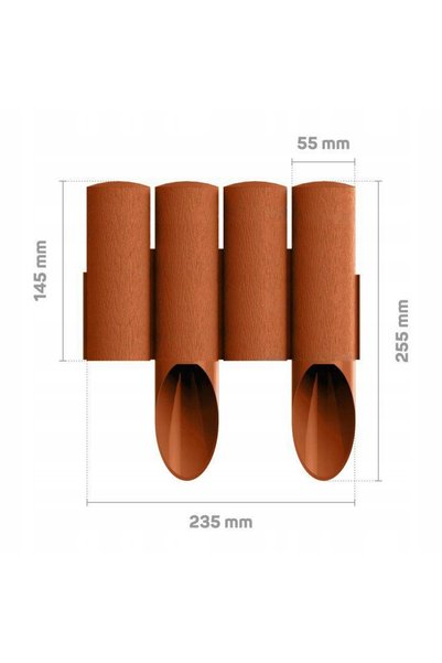 Cellfast GARD DE GRĂDINĂ STANDARD 14,5CM*2,3M STIL CĂRĂMIDĂ - C 34-043