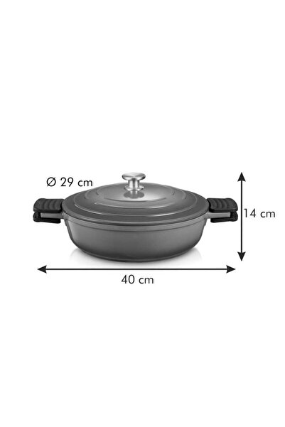 TESCOMA Tigaie adâncă cu capac BORDEAUX ø 28 cm