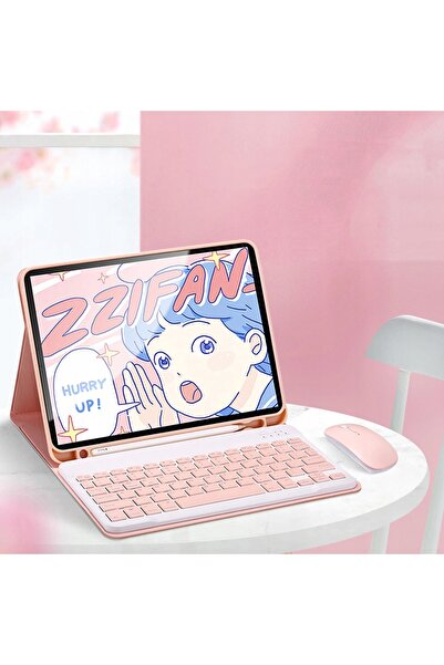 Strado Husă cu tastatură Bluetooth și suport pentru stylus pentru Galaxy Tab ...