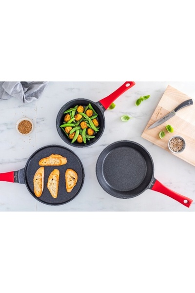 ZWIEGER Set de tigăi 3 piese Obsidian