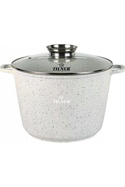 ZILNER Vase de gătit tradiționale din marmură cu capac 10.2L 28CM INDUCȚIE GA...