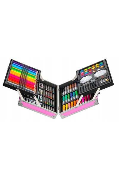 RAGI Set de materiale de artă pentru copii: creioane colorate, vopsele, marke...