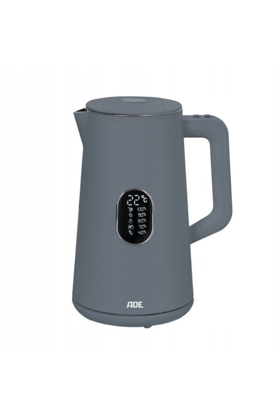 ADE Fierbător electric cu reglare a temperaturii, cu pereți dubli, 1,5 L