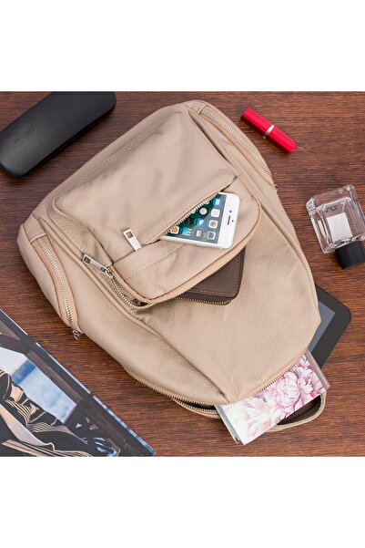 Beltimore Rucsac din piele italiană, elegant, de damă, A4, premium, capacitat...
