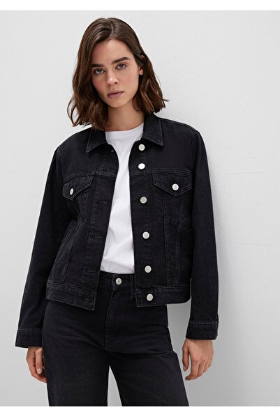 Mavi Rubbie Lconic Boxy Fit Anthracite 100% Cotton Women's Jean Jacket.
