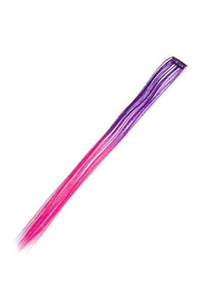 OEM Accesoriu Deghizare Extensie Par Drept cu Clips Mov Roz Ombre - 51cm