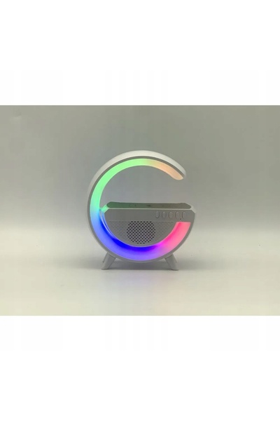 NO BRAND Lumină LED RGB, Boxă Bluetooth, Radio FM, Încărcător inductiv de birou