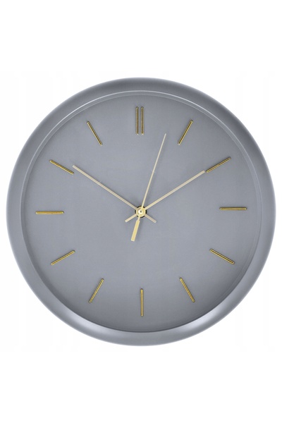 NO BRAND CEAS DE PERETE gri 30 cm modern mare pentru living bucătărie