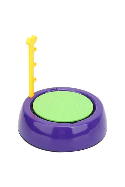 Norimpex Roată de olărit pentru copii, mini roată de olărit de jucărie cu vop...
