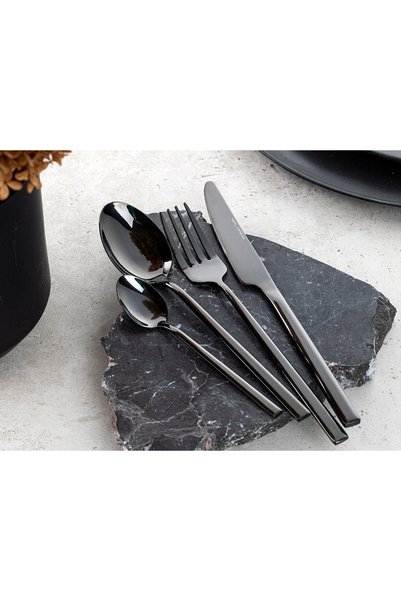 FLORINA Tacâmuri Ritz 16 piese Set pentru 4 persoane, din metal, pentru mașin...