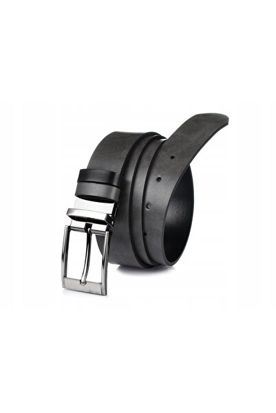 Beltimore Curea de piele reversibilă, lată, bărbătească
