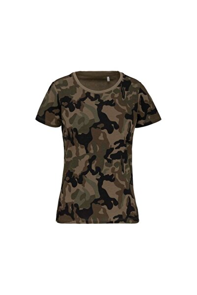 Kariban Tricou pentru femei, camuflaj - KA3031