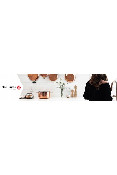 De Buyer Tigaie antiaderentă pentru clătite, cu inducție, 30 cm, Choc Restro