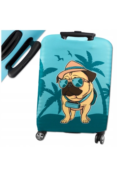 Edibazzar Husă de protecție mare pentru valiză/bagaj de călătorie, 26-28 inch