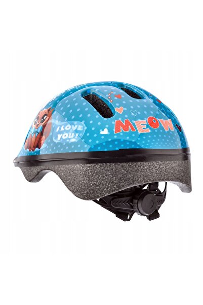 Meteor Cască de bicicletă pentru copii, reglabilă, KS06 XS 44-48 cm, KITTY