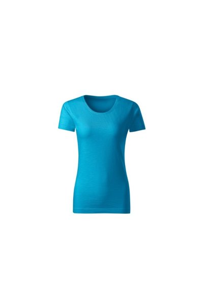 Malfini Tricou Damă Malfini, Bumbac Organic 100% Single Jersey Slub, Croială ...