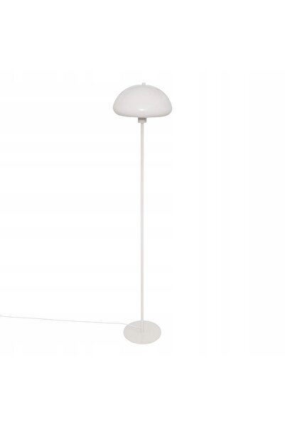 Atmosphera Lampadar de podea alb, metalic, tip ciupercă, SAVIO, 140 x 28 cm, E27