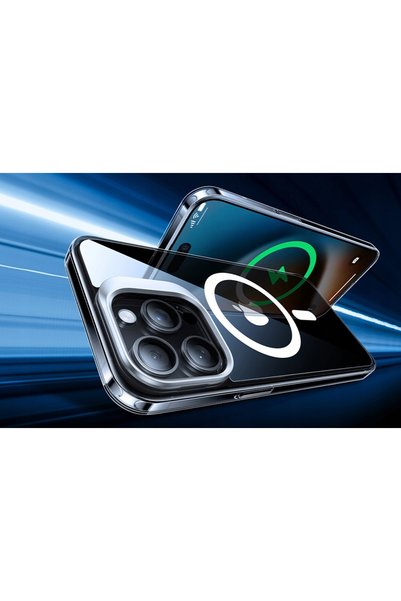 TORRAS Husă UPRO Lstand Clear-Mag pentru iPhone 15 (Transparentă)