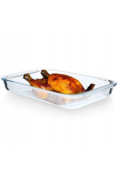 Vilde Vas de sticlă termorezistent pentru copt la cuptor 39.5x24x5cm 3L