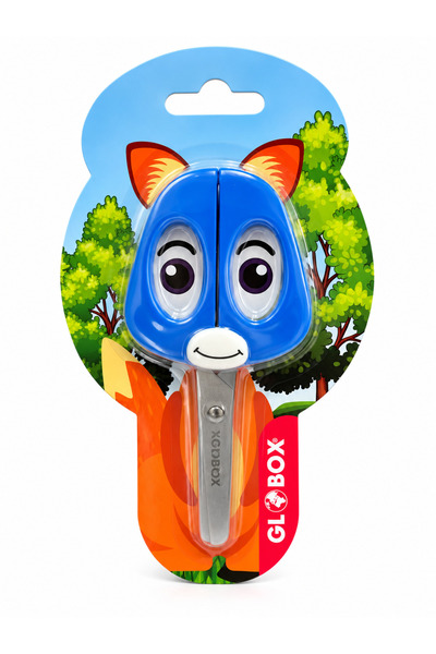 Globox Blunt Tip Student Scissors with Animal Figures