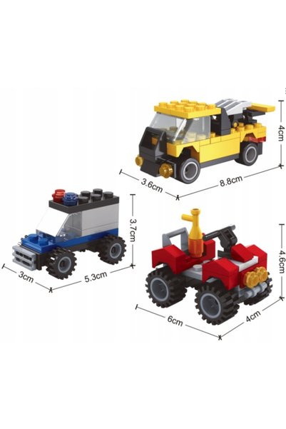 Pan i Pani Gadżet SET CREATIV DE CONSTRUCȚII CU 300 DE ELEMENTE – BLOCURI DE ...