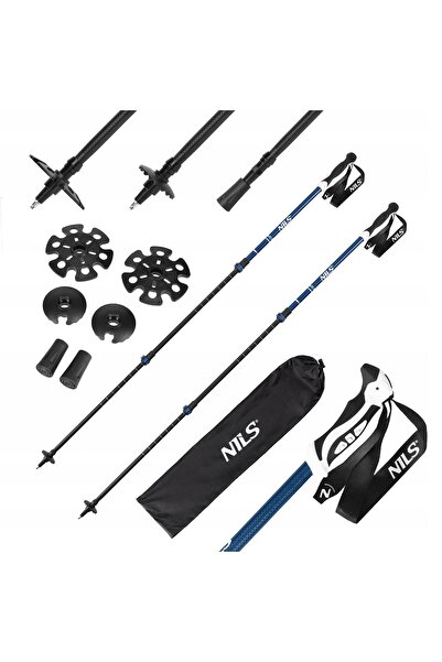 NİLSU KIJE HIKING SET PLIABIL UȘOR DIN ALUMINIU ALBASTRU