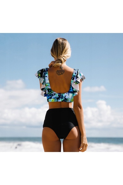 NO BRAND Costum de baie M, din două piese, set boho, modelator pentru femei, ...