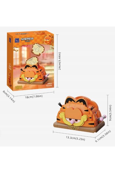 Pantasy 86811 Garfield Mașini Fantastice Toster Blocuri de Construcție Set Pu...