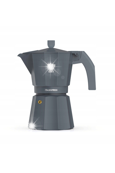 pezzetti ITALEXPRESS Cafetieră emailată (6 căni) - Gri