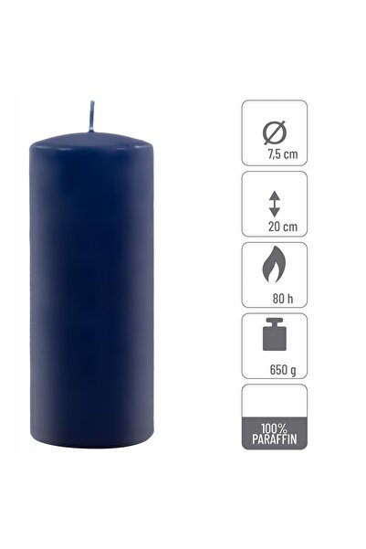 NO BRAND LUMÂNĂRI DE MASĂ DE CULOARE MARO ÎNCHIS, 6 BUC., 20x7,5 CM, LUMÂNĂRI...