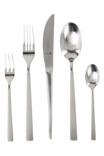 WMF Set complet de tacâmuri Corvo 30 piese pentru 6 persoane, din oțel, finis...