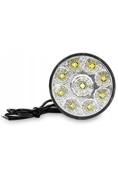 AGMITY Lumini de zi 9 LED-uri SMD 70mm DRL Lumini de zi rotunde DRL MOCN