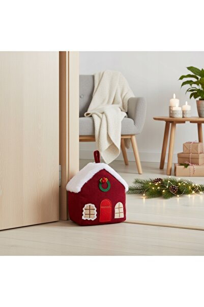 Home Styling Collection OPRIITOR DE UȘĂ „CASA LUI MOȘ CRĂCIUN” DIN POLIESTER ...