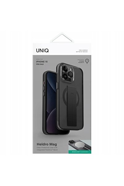 uniq HELDRO MAG CASE PENTRU IPHONE 15 PRO MAX 6.7 MAGCLICK NEGRU VAPOUR SMOKE