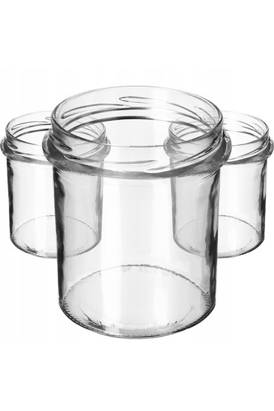 Martom 16x Borcane de 350 ml, Borcane pentru conservări, Miere, Gem, Sticlă 0...
