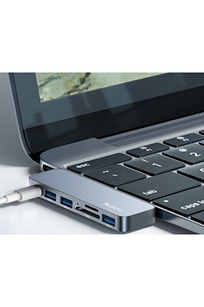 Yesido ADAPTOR HUB PENTRU LAPTOP MACBOOKA PRO AIR USD SD 6w1