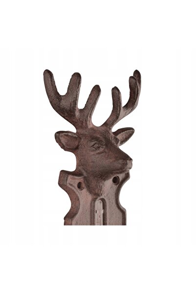 Esschert Design Termometru de perete din fontă, decorativ, de exterior, cu co...