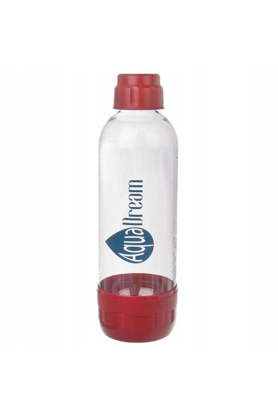 Orion STICLĂ DE APĂ PENTRU SATURATOR ROȘU 1,1 L ETANȘĂ CU CAPAC CU FILET