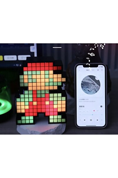 Pan i Pani Gadżet Lampă de veghe LED retro anii '80 Super Mario Pixel pentru ...