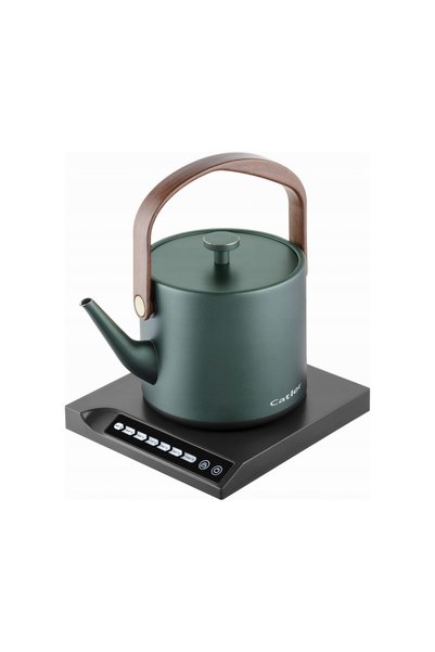 Catler Fierbător electric cu temperatură reglabilă Verde 0,6L Retro mic