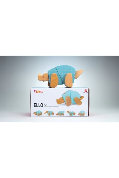 NO BRAND Cuburi din lemn ECOLOGICE pentru copii, animale, asamblare ușoară