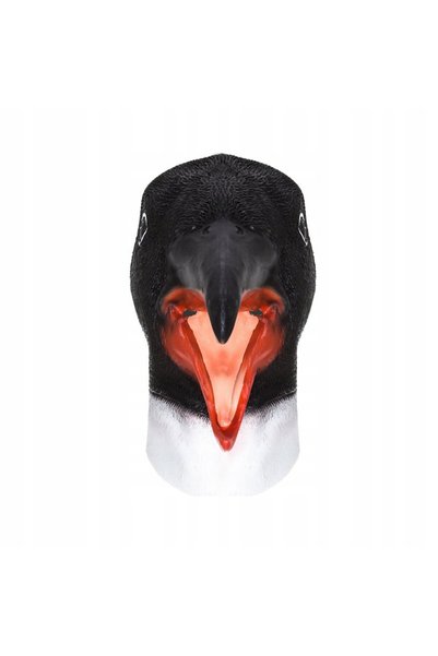 Korbi Profesie. Mască de latex cap de pinguin