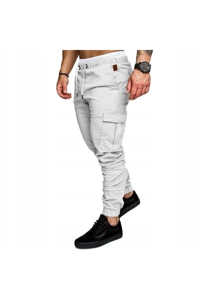 NO BRAND Pantaloni jogger pentru tineri, pantaloni de camuflaj pentru bărbați...