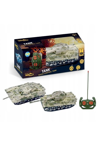 Norimpex Tanc de luptă telecomandat, soldat, culoare de camuflaj