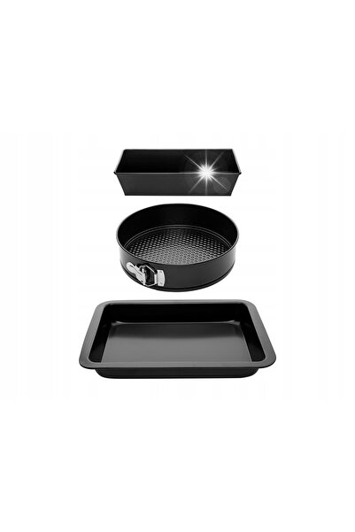 FLORINA Set de forme pentru copt Biscotti 3 buc. tavă de copt, formă de tort,...