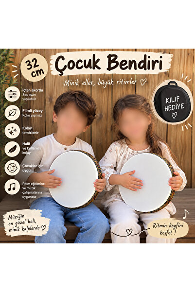 32 cm İçten Akortlu Çocuk Bendiri – Filmli, Koku Yapmaz