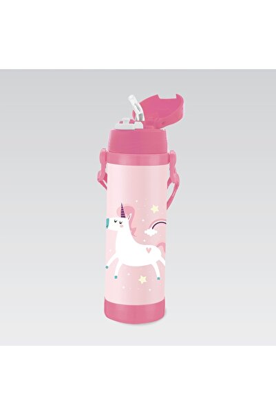 Maestro Cană termică pentru copii cu pai 500ml unicorn